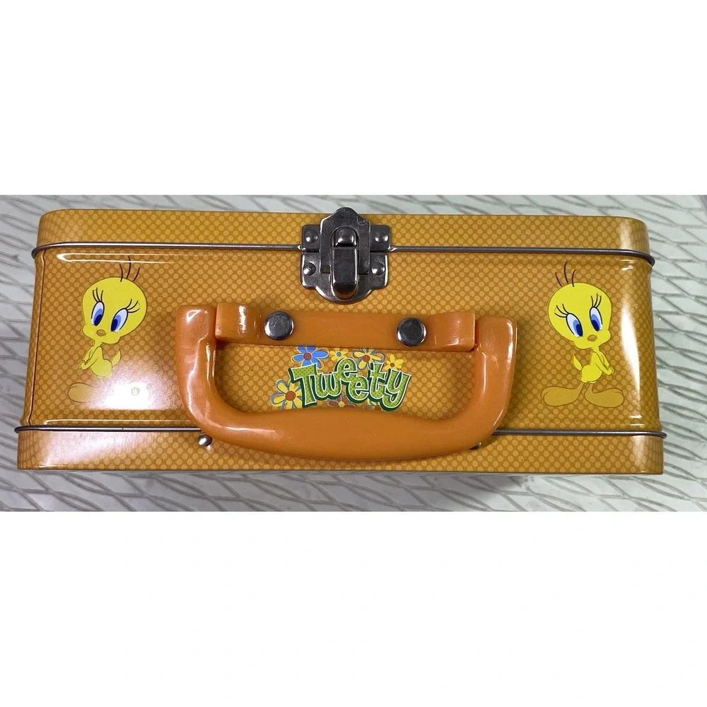 Looney‎ Tunes Pressman Tweety Bird Lunch Box W/100 Pc Jigsaw Puzzle NEW